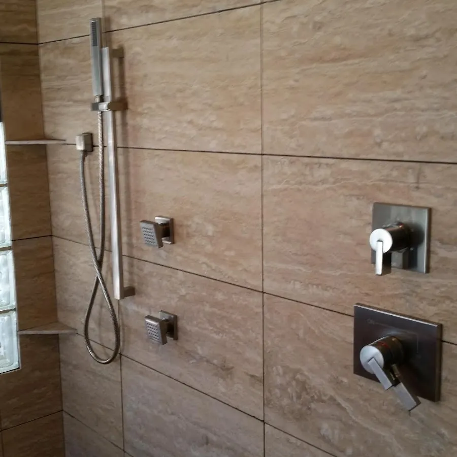 Shower fixture installation for Water Heater Replacement in Rockville
